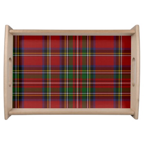 Soft Looking Royal Stewart Tartan Serving Tray