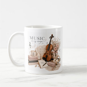 Soft Luxury Music Lover Gift Coffee Mug