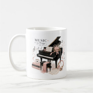 soft luxury Piano coffee mug