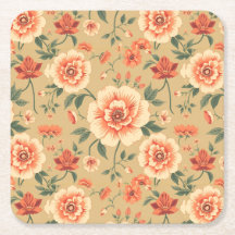 soft majestic dusty pink floral vintage pattern