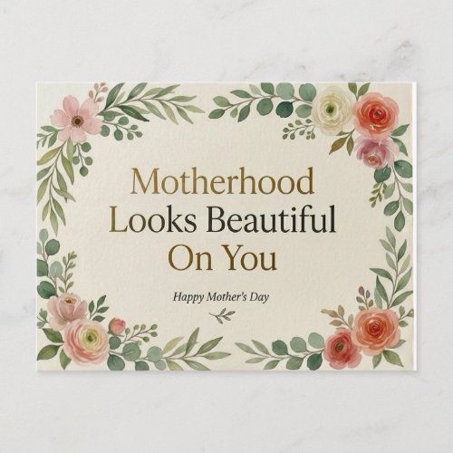 Soft Mama Club Floral Greeting Card