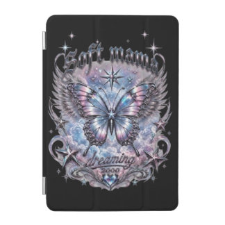Soft Mama Dreaming Butterfly Y2K Aesthetic Graphic iPad Mini Cover