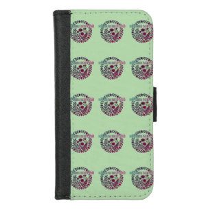 Soft Mama Nature Club Cottagecore Wildflower Wreat iPhone 8/7 Wallet Case