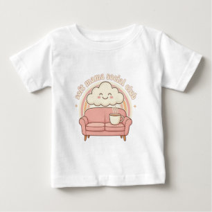 Soft Mama Social Club Rainbow Design Cute Cozy M Baby T-Shirt