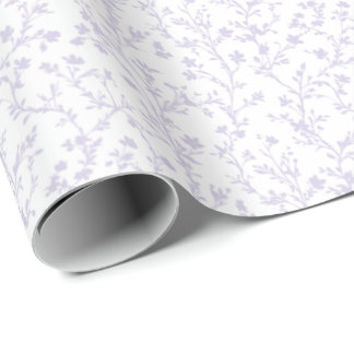 Soft Meadow Dusty Lavender - Neutral Wrapping Paper