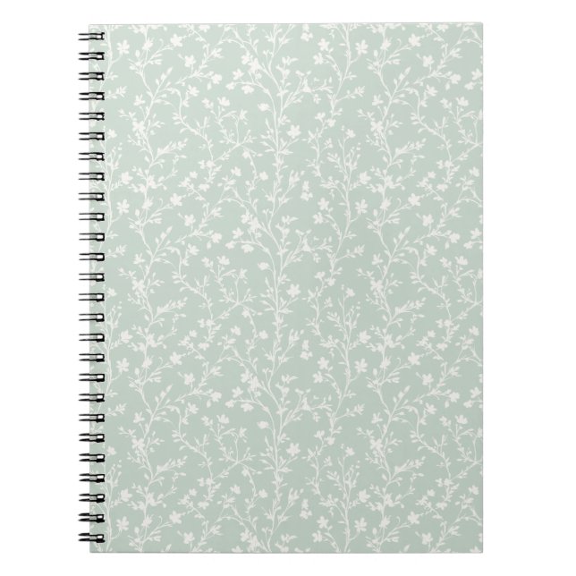 Soft Meadow Neutral - Muted Sage Notebook (Front)