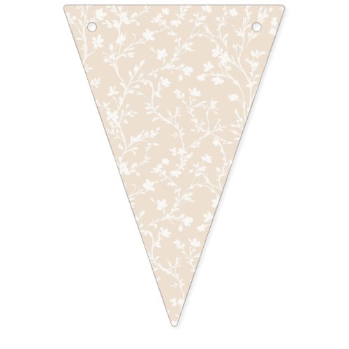 Soft Meadow Neutral - Soft Linen Bunting Flags