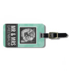 Soft Mint and Gray Mr and Mrs Personalized Photo