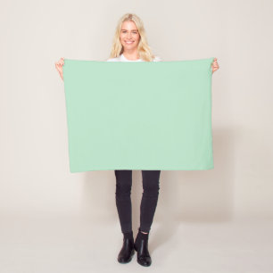 Soft Mint Green Fleece Blanket – Cozy & Chic