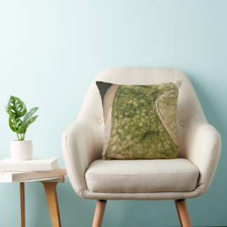 Soft Mottled Beach Rock Towoon Bay Throw Pillow