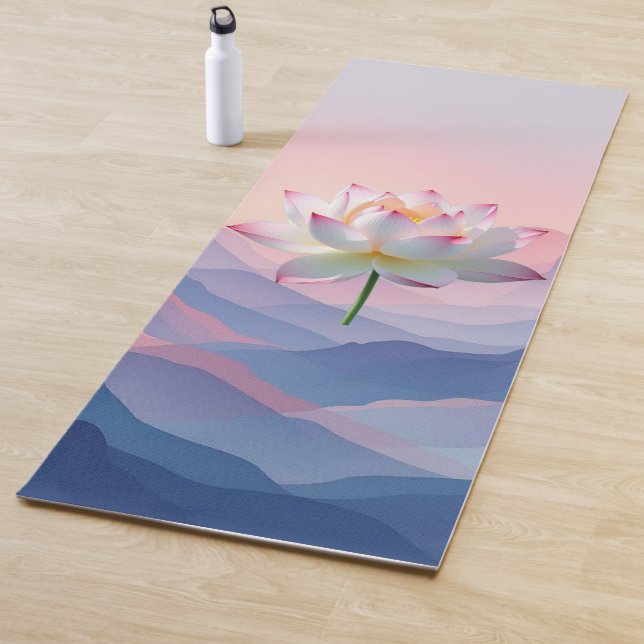 Soft Mountain Lotus Yoga Mat (In Situ)