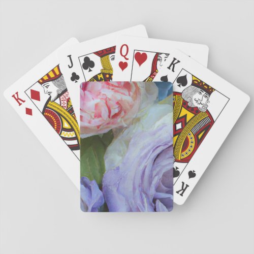 Soft multi flowers card deck