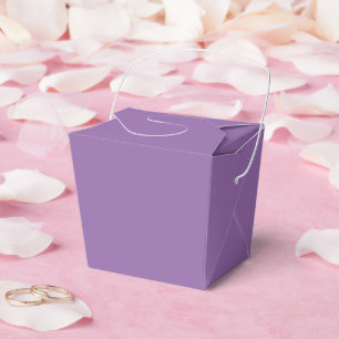 Soft Muted Lavender Favor Boxes