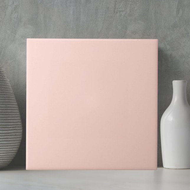 Soft Muted Pastel Boho Color Ceramic Tile (Close up)