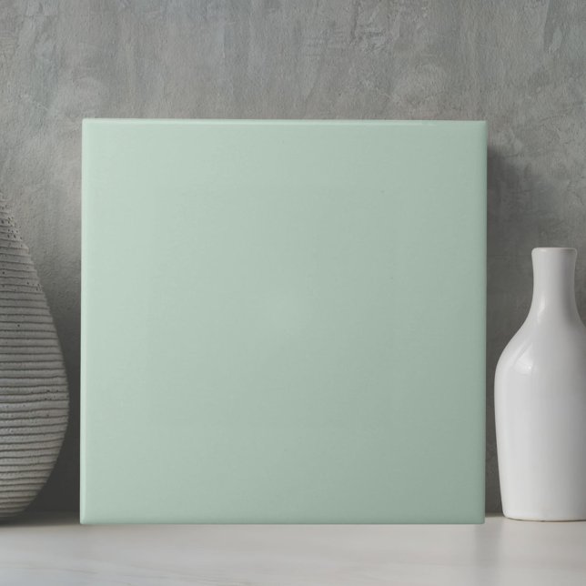 Soft Muted Pastel Boho Color Ceramic Tile (Close up)