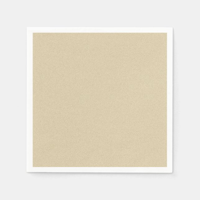 Soft Natural Sand Background Paper Napkins (Front)