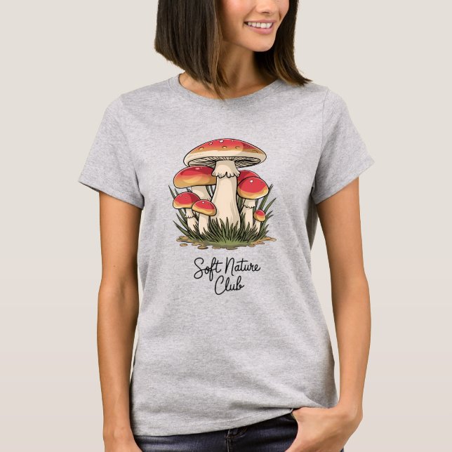 Soft Nature Club Mushrooms T-Shirt (Front)