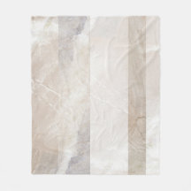 Soft neutral geometric stripe abstract blanket