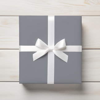 Soft Neutral Gray Elegant Solid Wrapping Paper