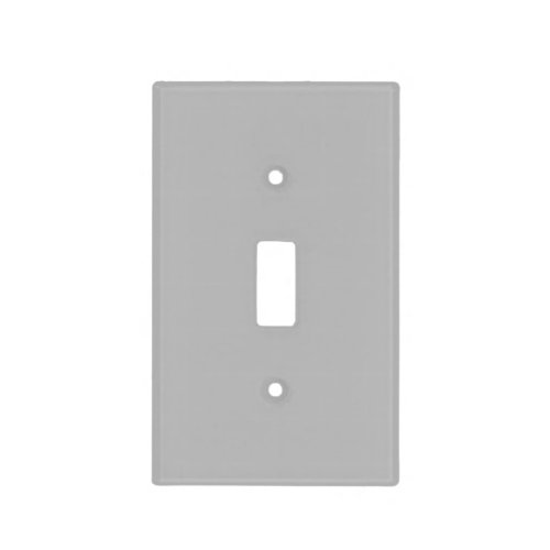 Soft Neutral Gray Solid Color Pairs Chic Shadow Light Switch Cover