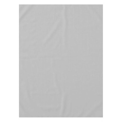 Soft Neutral Gray Solid Color Pairs Chic Shadow Tablecloth