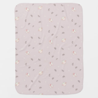 Soft Neutral Sheep Baby Blanket - Cute Nursery