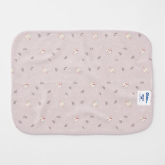 Soft Neutral Sheep Baby Burp Cloth