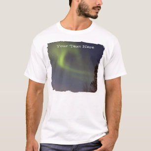 Soft Northern Lights; Customizable T-Shirt