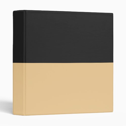 Soft Orange and Gray Simple Extra Wide Stripes 3 Ring Binder