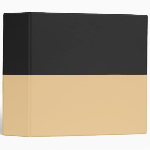 Soft Orange and Gray Simple Extra Wide Stripes 3 Ring Binder