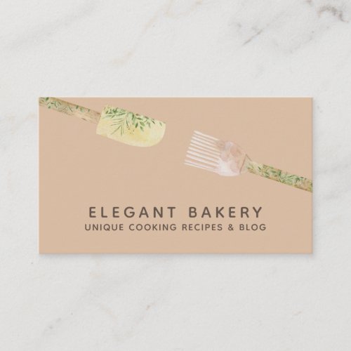 Soft Orange Bakery Cookies Pastry Sweet Desserts Business Card