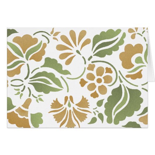 Soft Orange Flowers Cards (Front Horizontal)