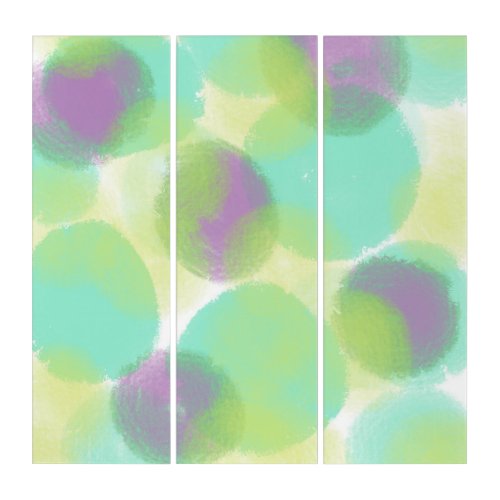 Soft  Original Contemporary Color Glow V5 Triptych