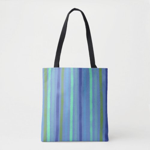 Soft  Original Contemporary Color Stripe Tote Bag