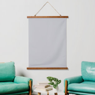 Soft Pale Gray Geometric Hanging Tapestry