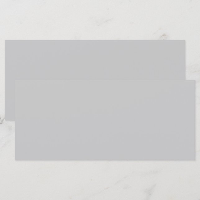 Soft Pale Gray Geometric Menu (Front/Back)