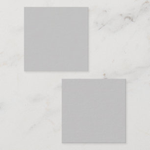Soft Pale Gray Geometric Square Business Card