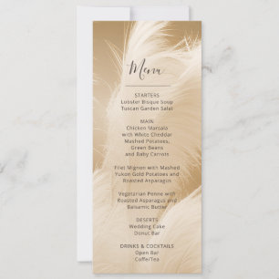 Soft Pampas Grass Photo  Invitation