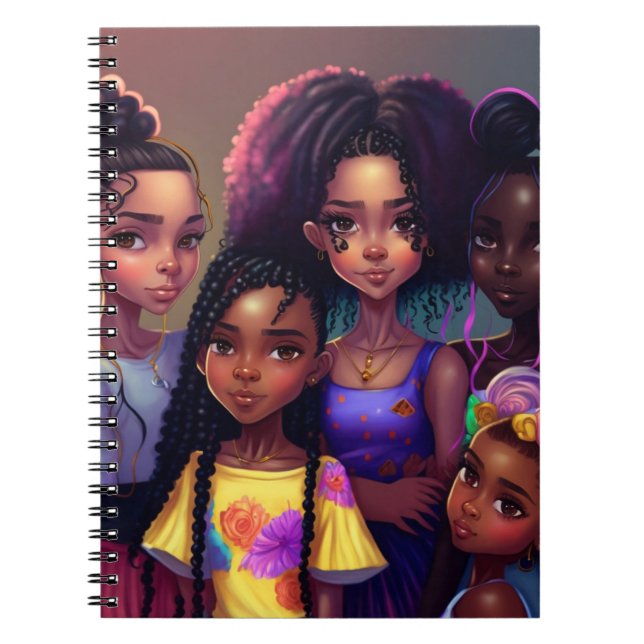 Soft paper cover spiral notebook- Friends Notebook (Front)