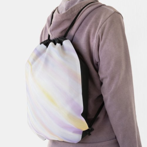 Soft Pastel Abstract  Drawstring Bag