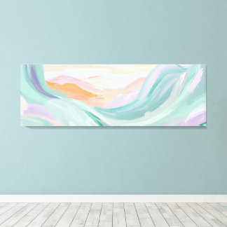 Soft Pastel Abstract Wall Art