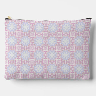 Soft Pastel Accessory Pouch – Pink & Lavender 