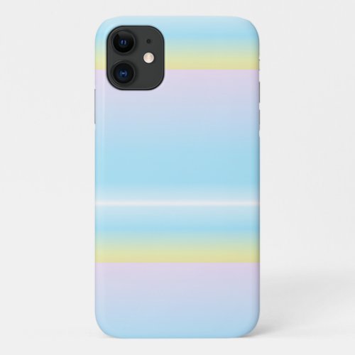 Soft pastel aesthetic color combination iPhone 11 case