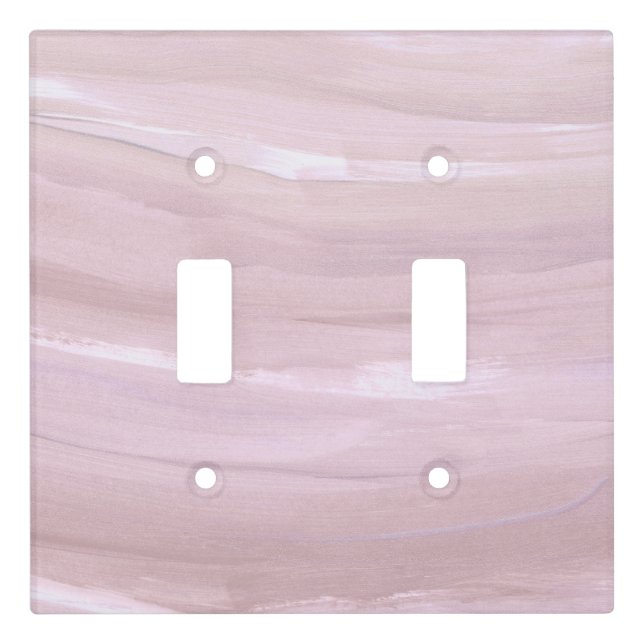 Soft Pastel Brushstroke Waves 1 Light Switch Cover (Front)