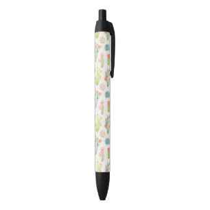 Soft Pastel Cactus & Succulent Pattern Pen