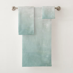 Soft Pastel Caribbean Ocean Bliss 1 Bath Towel Set