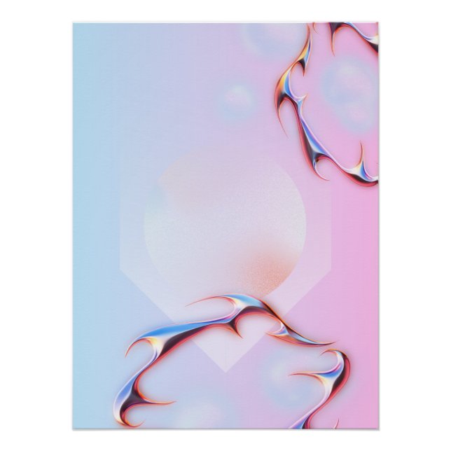 'Soft Pastel & Chrome' Decor (Front)