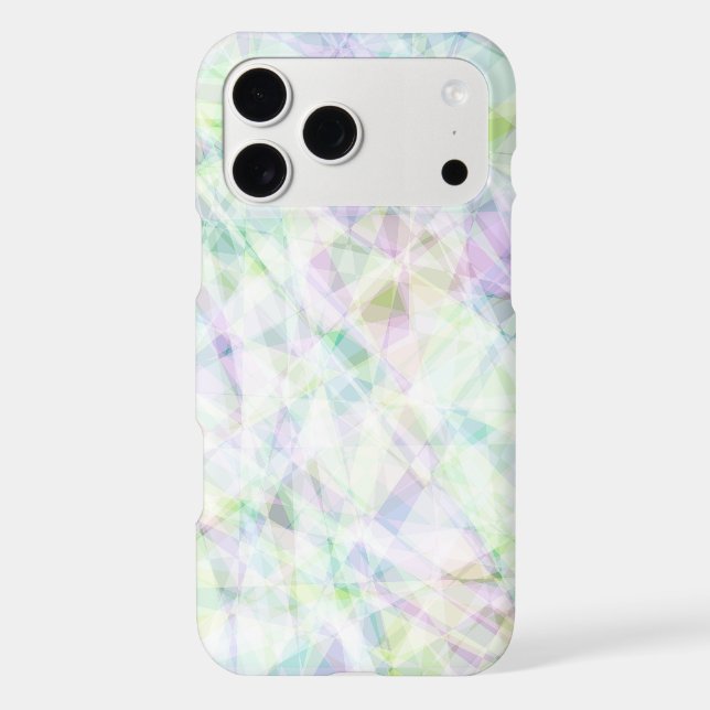 Soft Pastel Crystal Prism Seamless Pattern Iphone Case (Back)