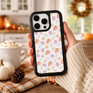 Soft Pastel Fall Leaf Pattern   Minimalist Autumn iPhone 16 Pro Case