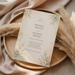 Soft Pastel Floral Invitation